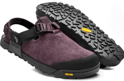Mountain Clog - Leather Suede (Deep Plum)