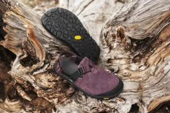 Mountain Clog - Leather Suede (Deep Plum)