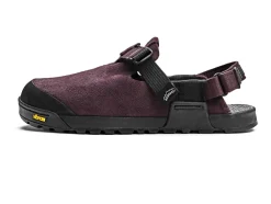 Mountain Clog - Leather Suede (Deep Plum)
