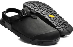 Mountain Clog - Nubuck Leather (Obsidian Dark Gray)